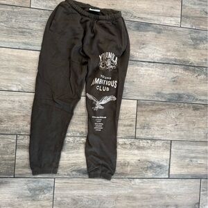YoungLA brown men sweatpants